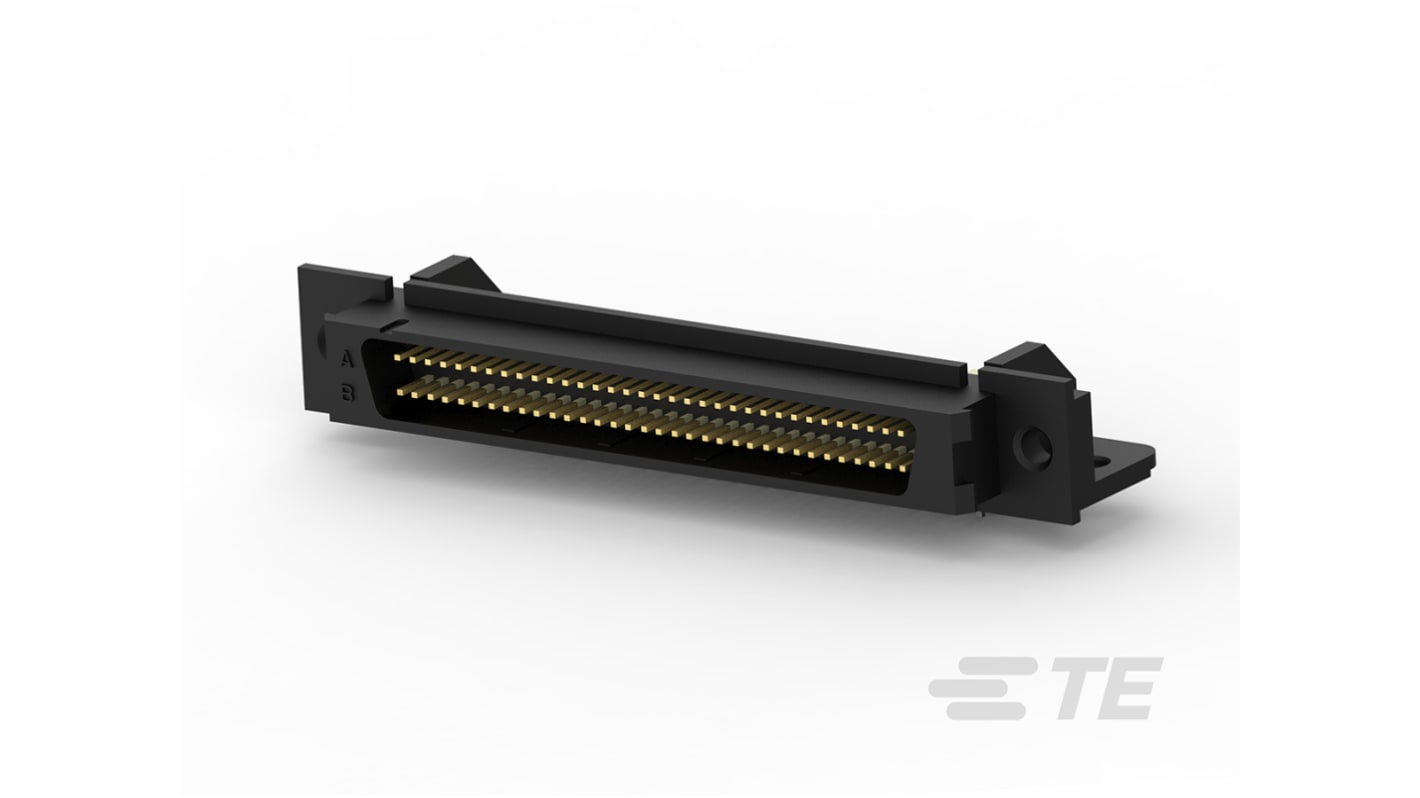 Connecteur Sub-D Mâle TE Connectivity 68 voies Traversant Angle droit