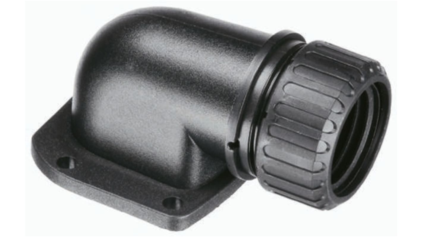 AS34/FL/90/BL Adaptaflex 90° Panel Mounting Flange, Conduit Fitting