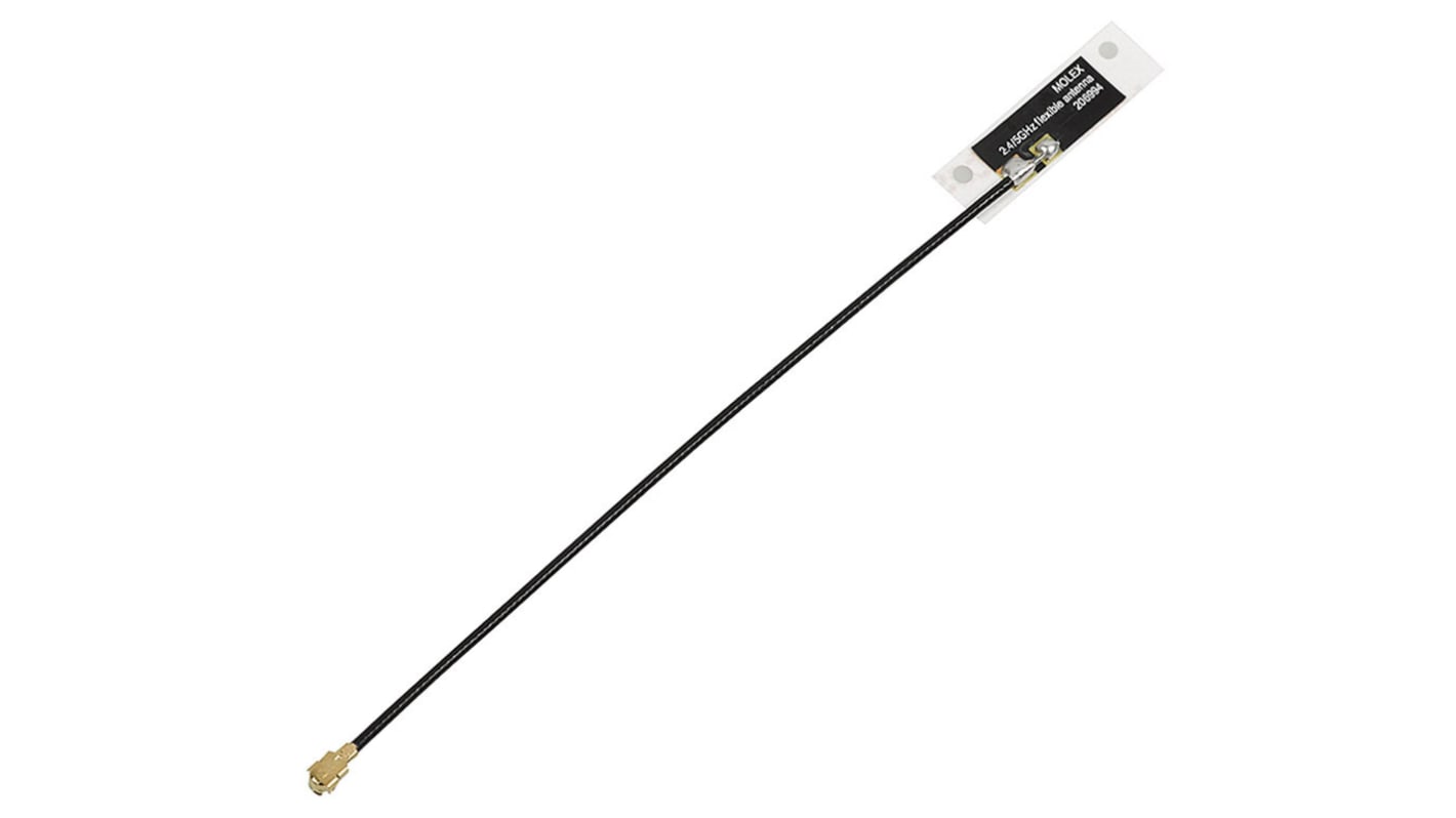 Molex 206994-0100 Patch WiFi Antenna, Bluetooth (BLE), WiFi