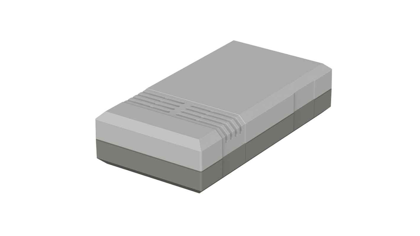 Bopla Elegant Series Grey Polystyrene Enclosure, IP30, Grey Lid, 125 x 67 x 30mm