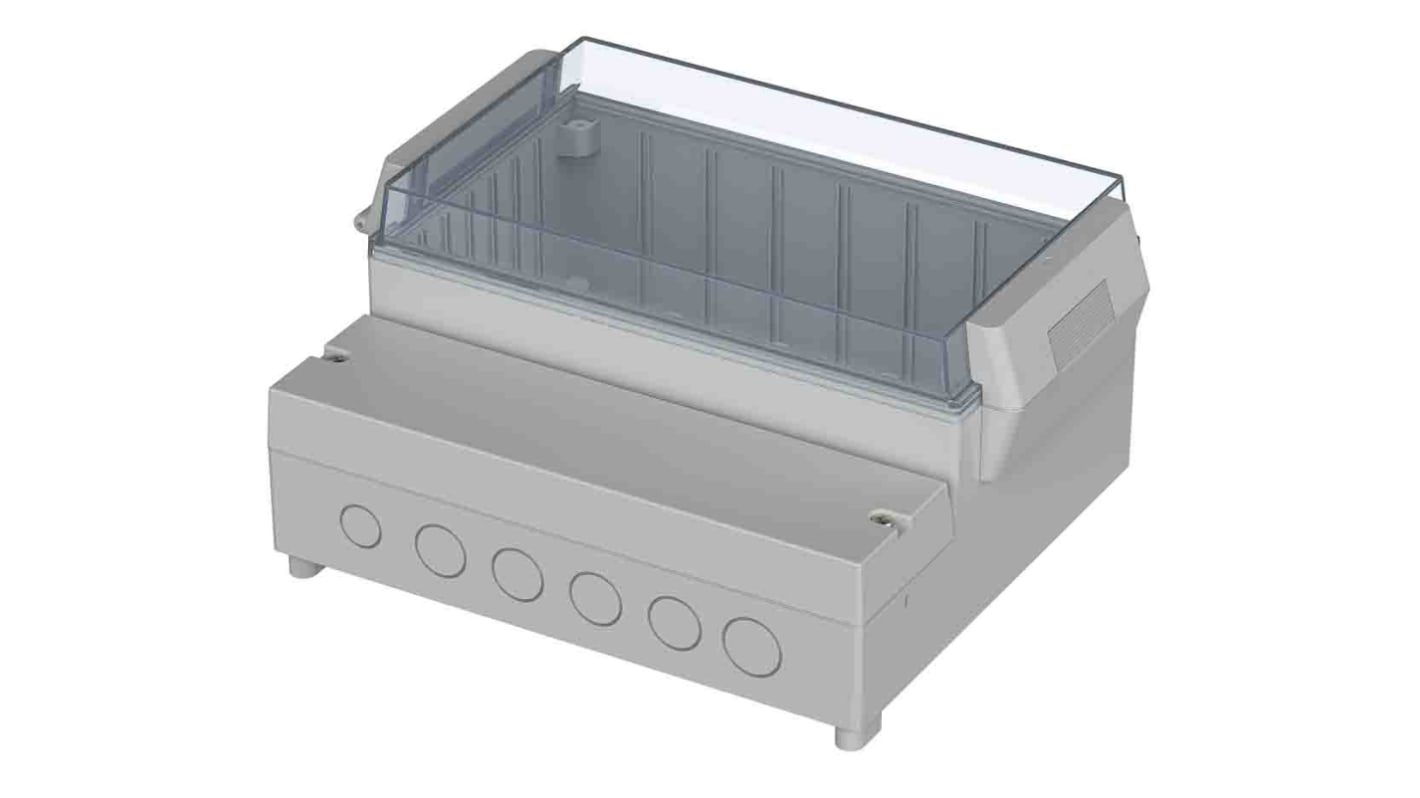 Bopla RegloCard-Plus Series ABS, Polycarbonate Wall Box, IP65, Viewing Window, 213 mm x 185 mm x 104.5mm