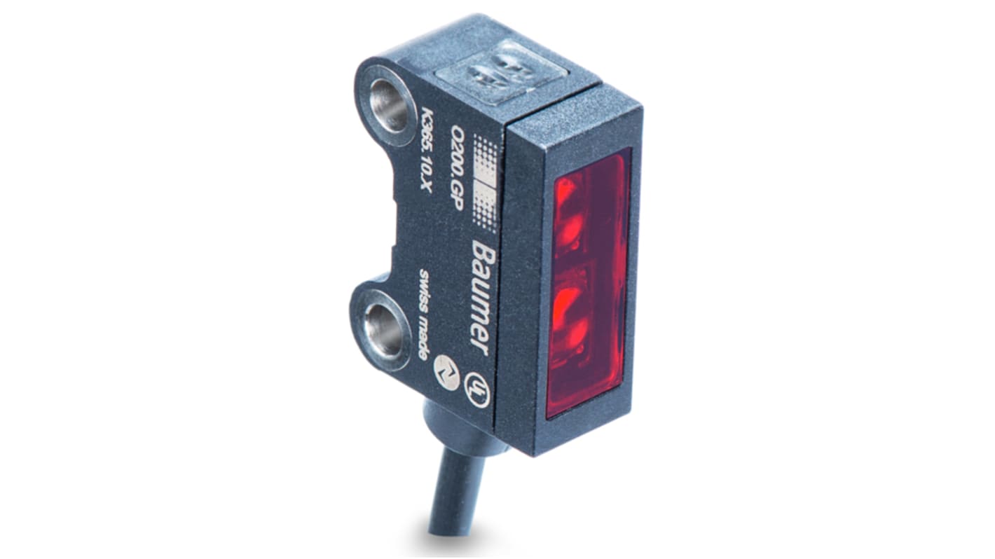 Baumer Through Beam Photoelectric Sensor, Block Sensor, 0 → 5 m Detection Range