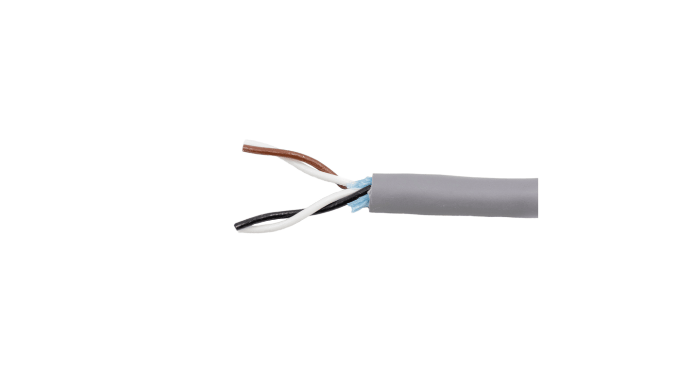 Cable de datos Alpha Wire Alpha Essentials Communication & Control de 6 conductores, 3 pares, 0,81 mm², 18 AWG, long.