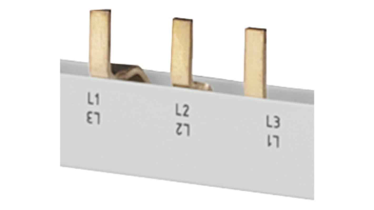 Siemens 5ST Sammelschiene, 3 -phasig 63A, Kupfer, 27mm Raster, SENTRON Reihe