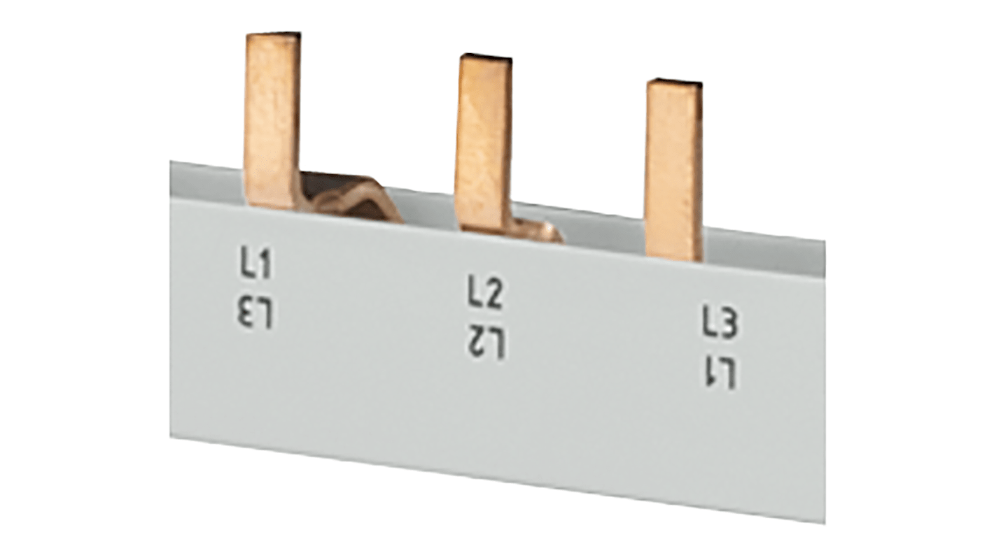 Siemens 5ST Sammelschiene, 4 -phasig 63A, Kupfer, SENTRON Reihe