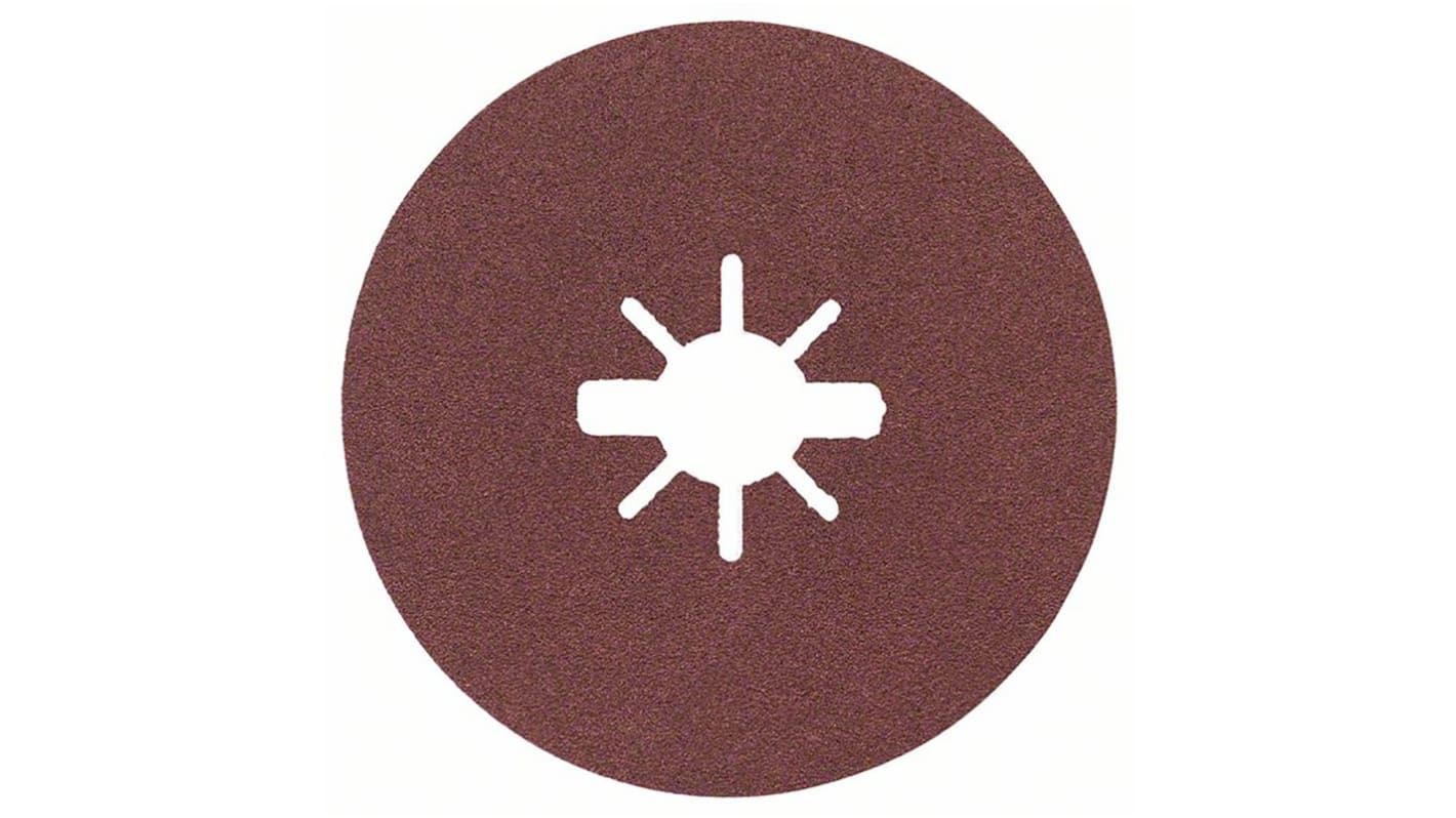 Bosch X-Lock Aluminium Oxide Sanding Disc, 115mm, P60 Grit, R444, 50 in pack