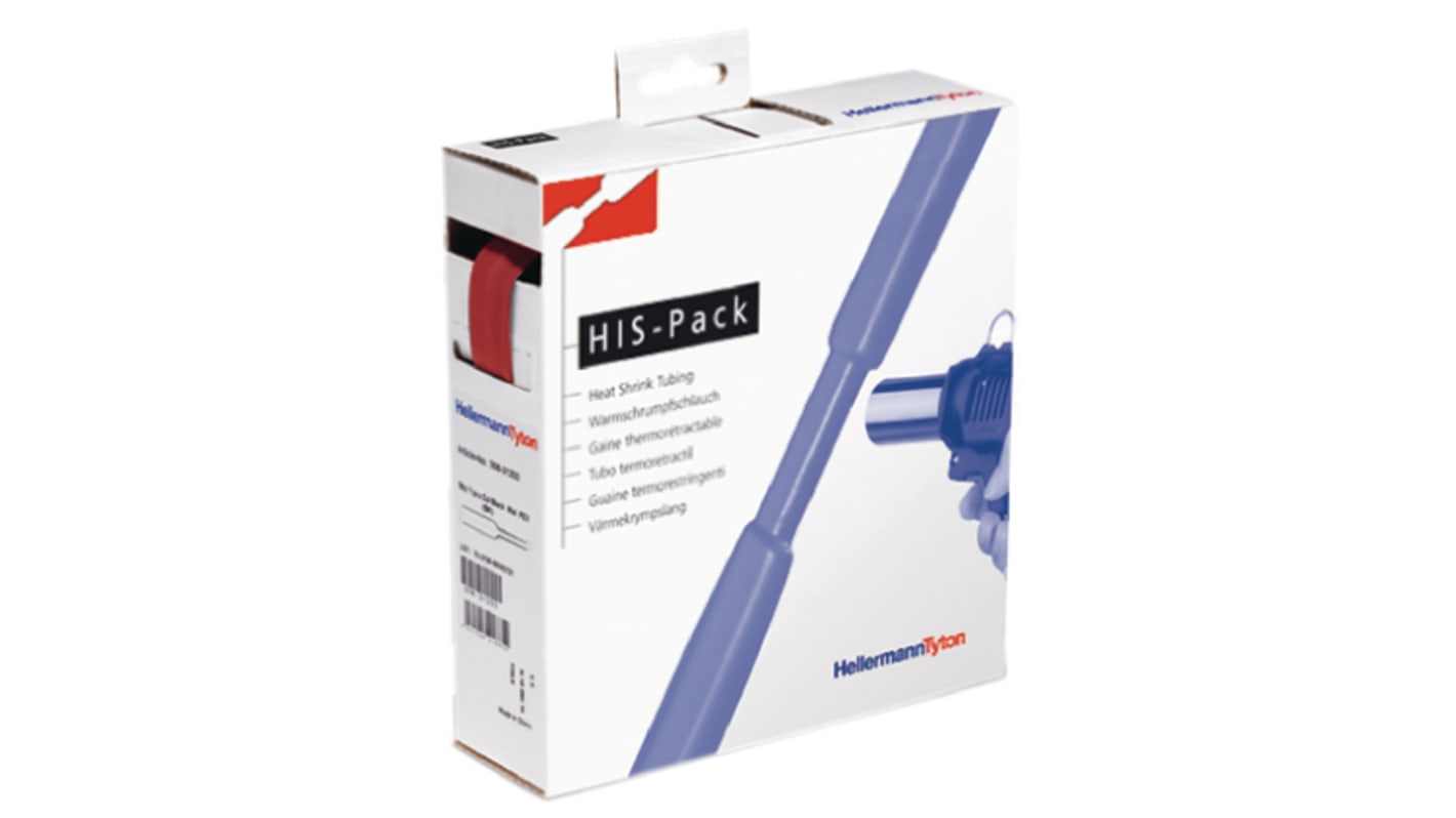300 30480 HIS PACK 4 8 2 4 PO X BK HellermannTyton Heat Shrink Tubing 