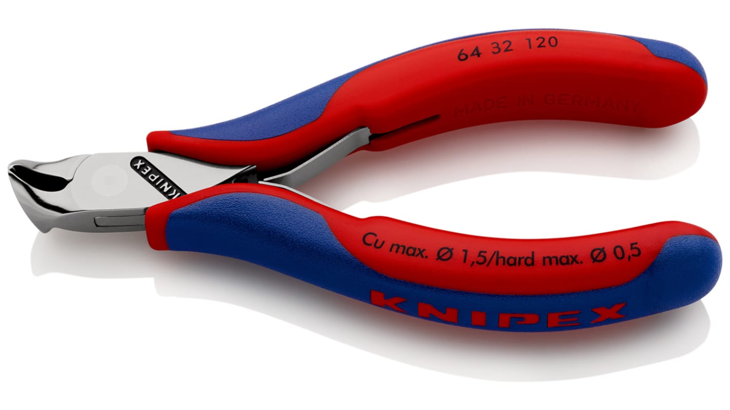 Alicates de corte frontal Knipex, long. total 120 mm