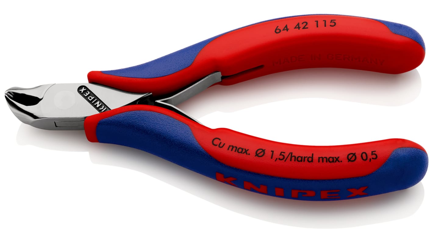 Alicates de corte frontal Knipex, long. total 115 mm