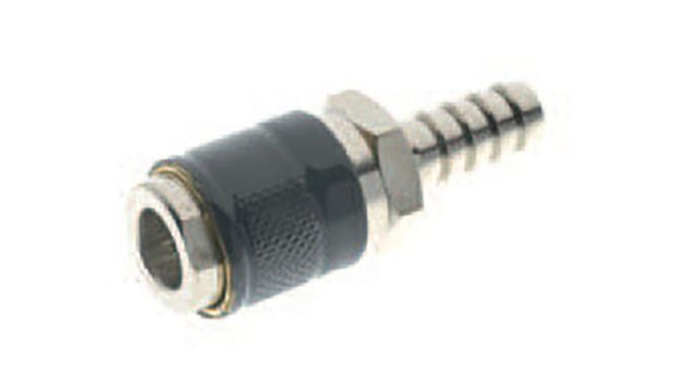 RS PRO Brass Male Quick Air Coupling, 4mm Hose Barb