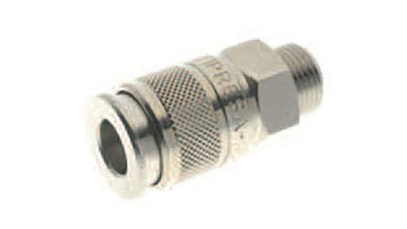 RS PRO Brass Female Quick Air Coupling, G 3/8 Male Threaded