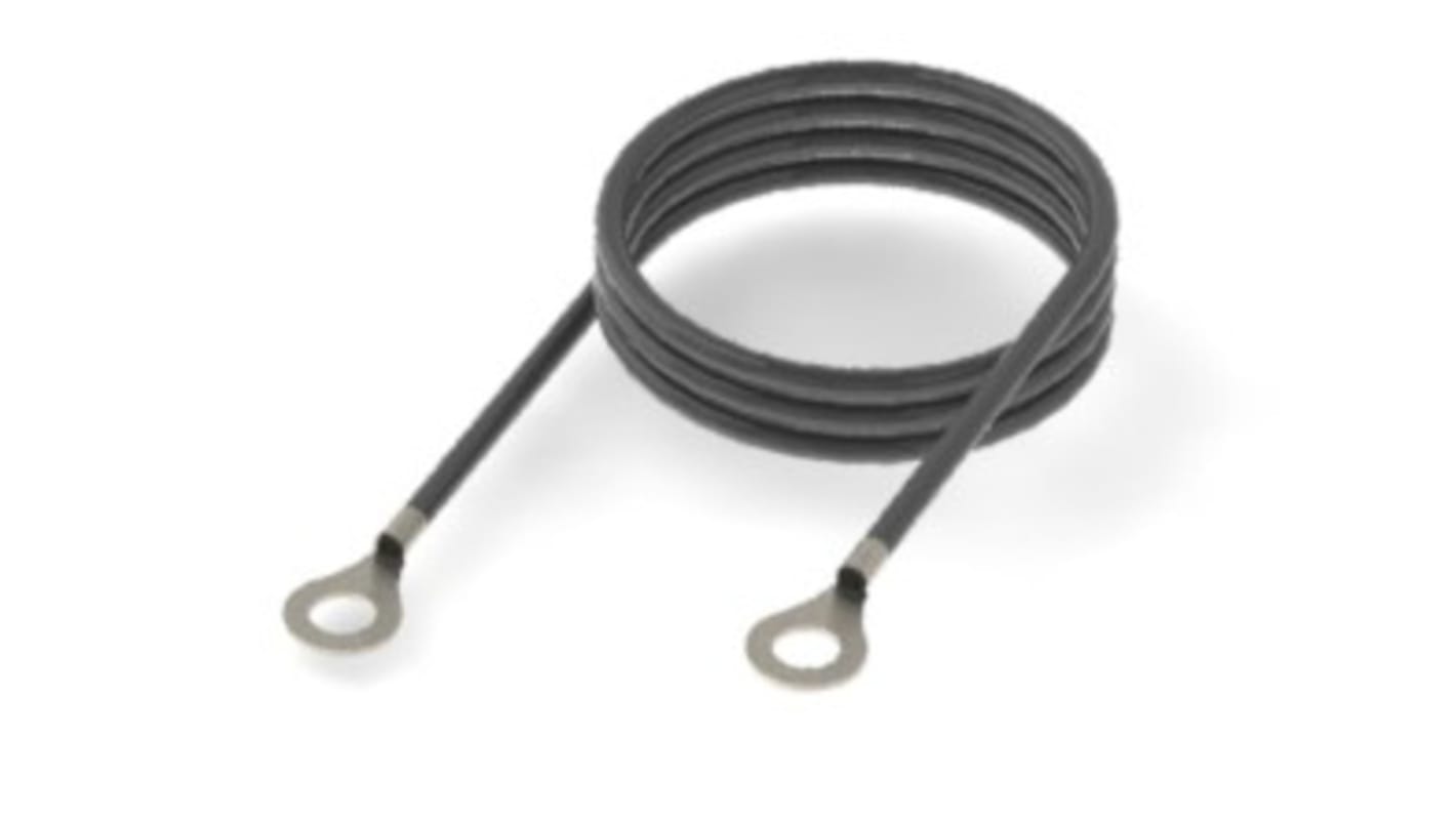 Arcol HSC500 Series Black 3 mm² Hook Up Wire, 12 AWG, 19/0.45 mm, 500mm, PTFE Insulation