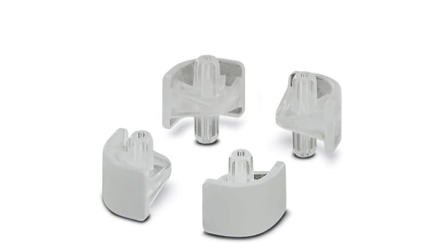 Adaptador Phoenix Contact serie UCS de color Gris claro, 18 x 18 x 21.5mm, para usar con Apilamiento de varias carcasas