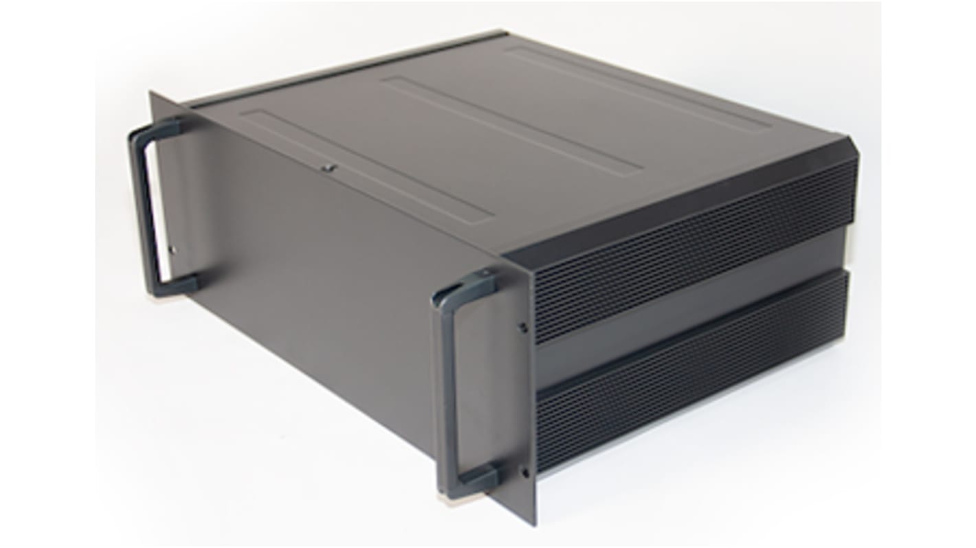 Caja de montaje en rack de 19" 5U RS PRO, de Aluminio, Aluminio Extruido, 335 x 425 x 217.3mm