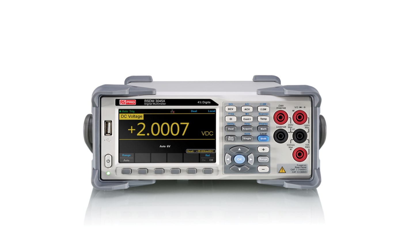 RS PRO RSDM3045X, TischDigital Multimeter, CAT I, CAT II 750V ac / 10A ac, 100MΩ