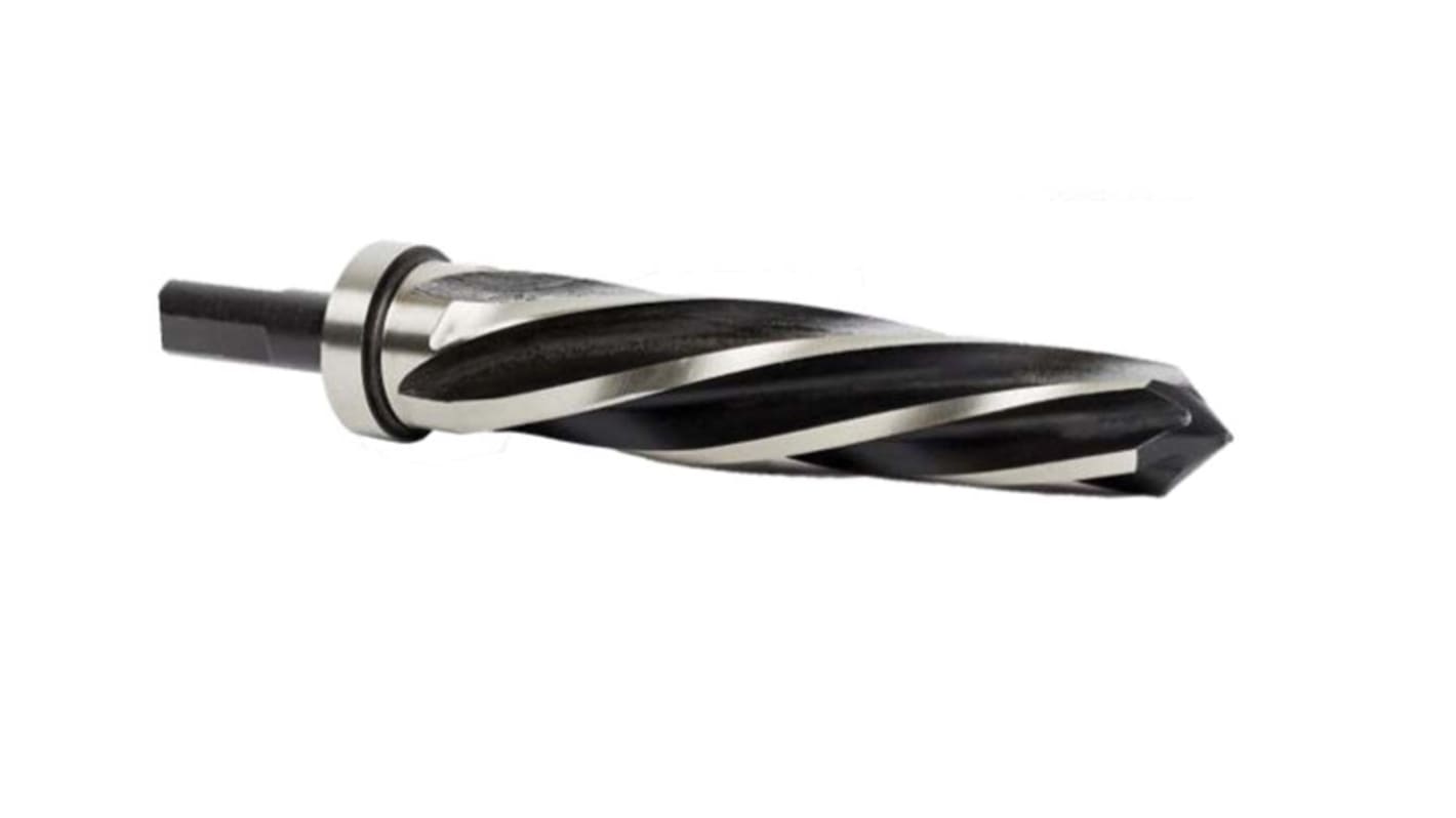 RS PRO Morse Taper Shank Reamer Bit, 14mm Diameter, 152 mm Overall