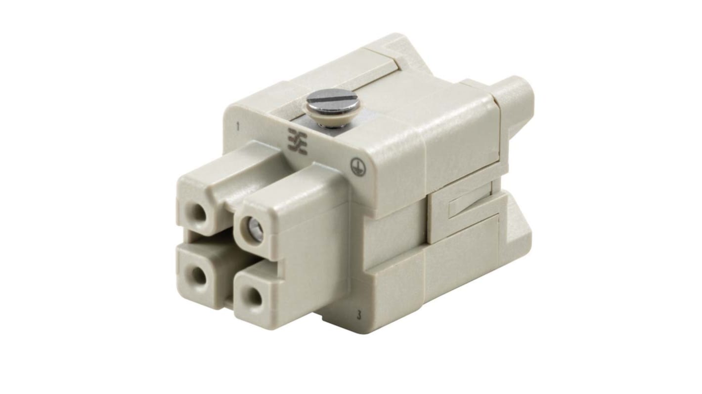 1498200000 Weidmuller Heavy Duty Power Connector Module, 16A, HA