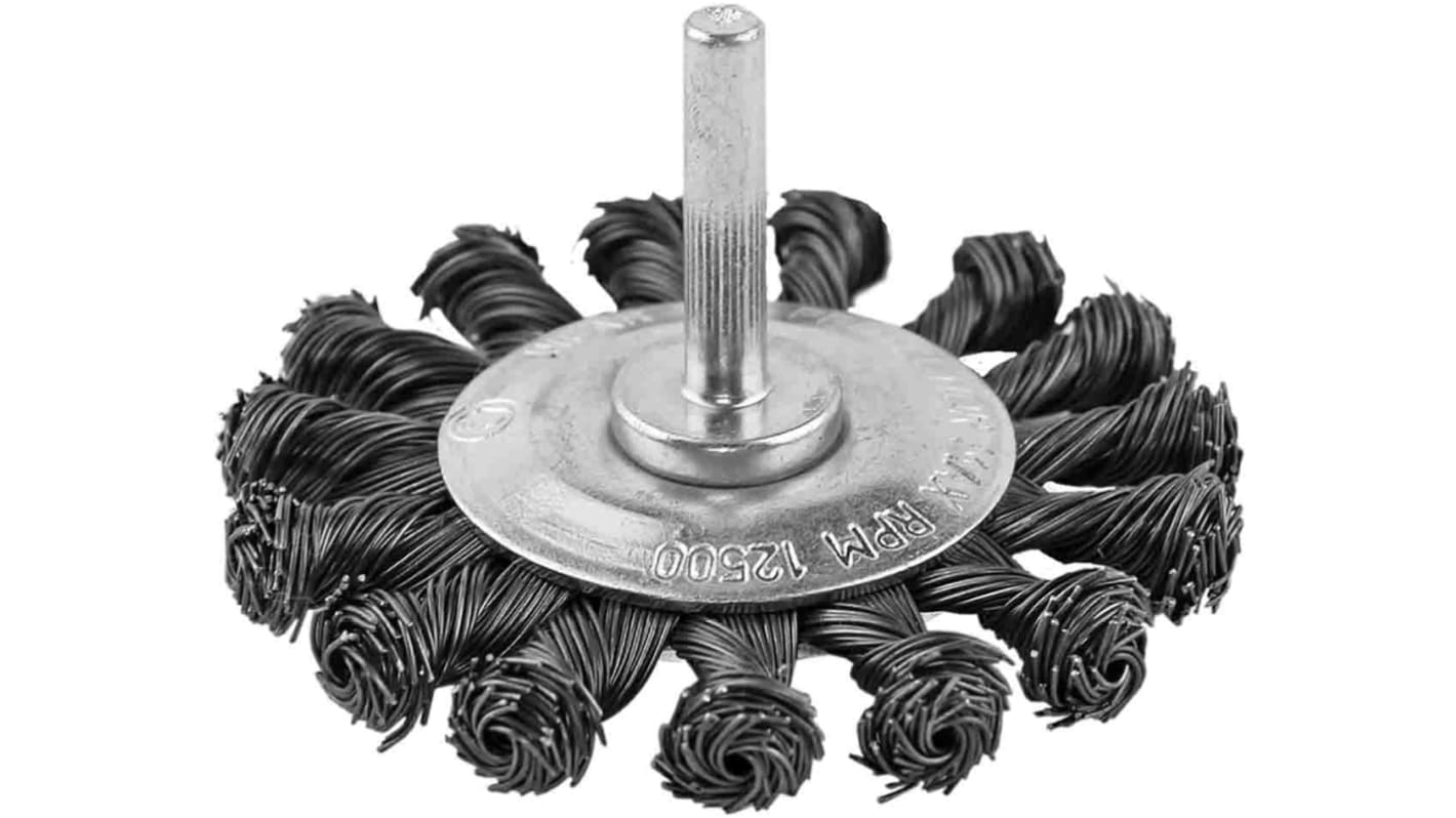 RS PRO Circular Abrasive Brush, 75mm Diameter