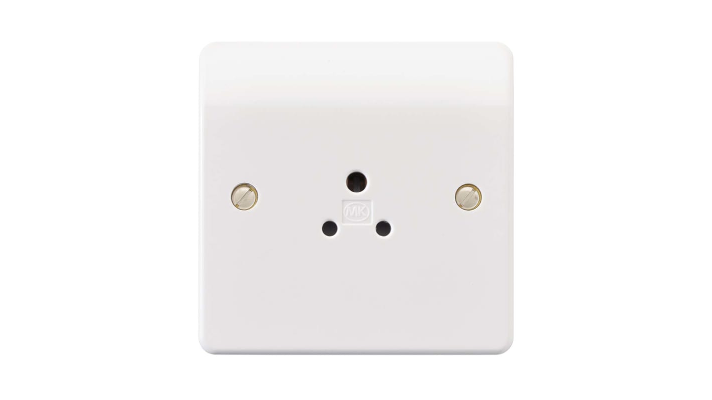 Toma de corriente MK Electric, Blanco, 2A, IP2XD 250 V