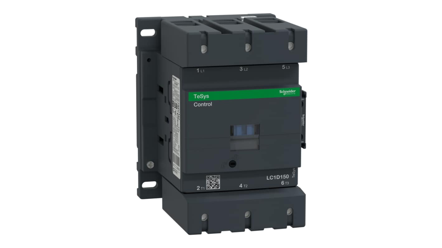 LC1D150M7 | Schneider Electric TeSys D LC1D Contactor, 220 V ac Coil, 3 ...