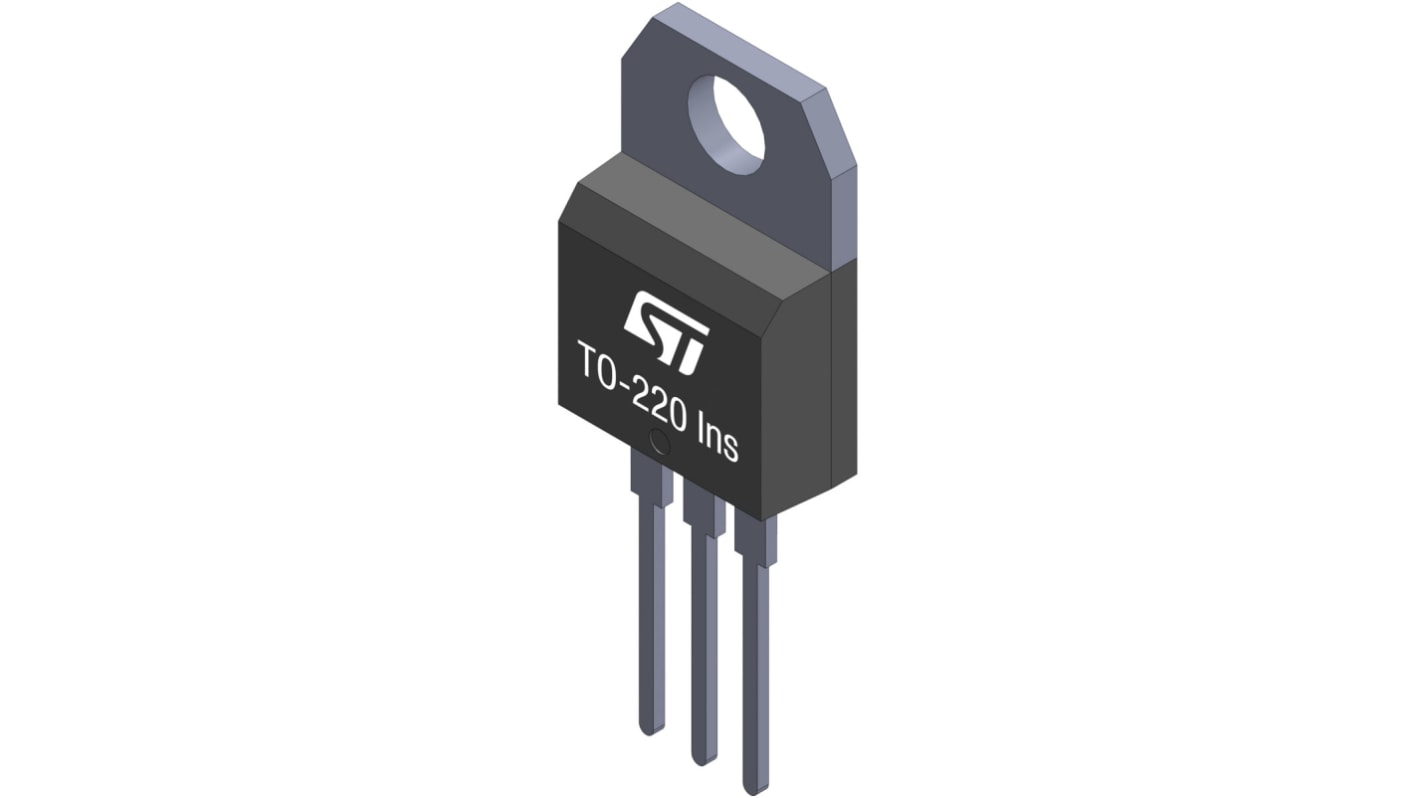 TRIAC STMicroelectronics, TO-220AB, 3 Pin, 20A, , Montaggio su foro