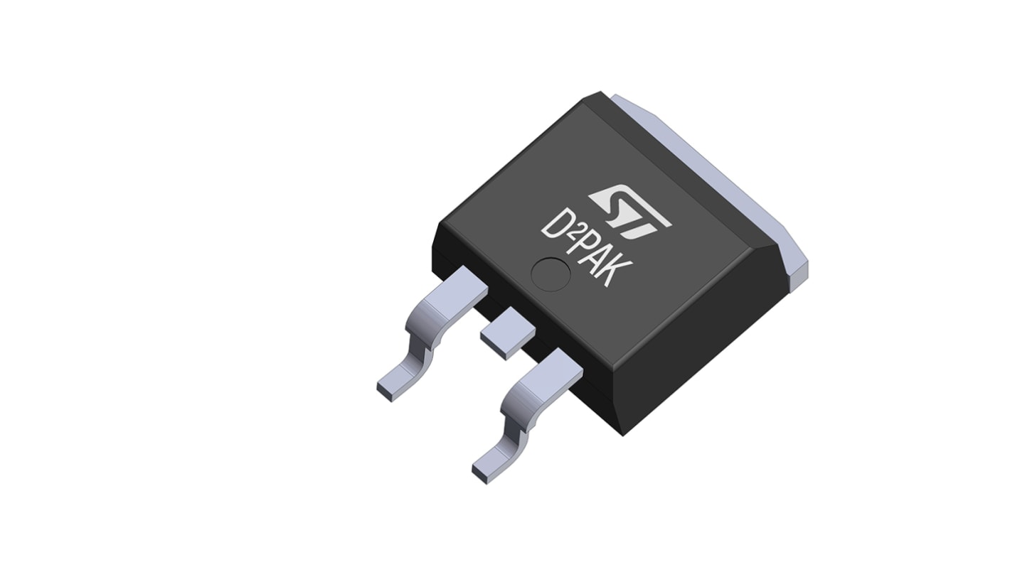 MOSFET STMicroelectronics STB80NF55-06T4, VDSS 55 V, ID 80 A, D2PAK (TO-263) de 3 pines, , config. Simple