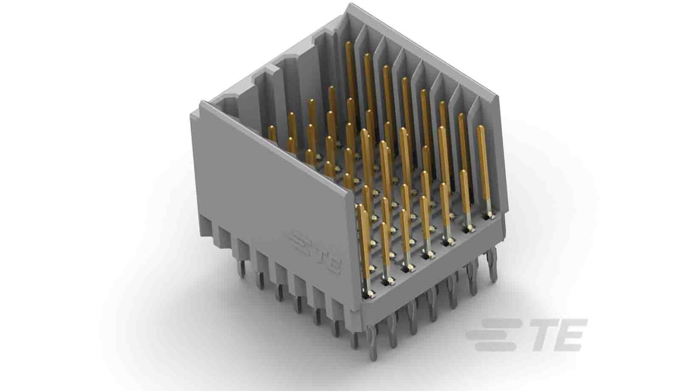 TE Connectivity Z-PACK HM Backplane-Steckverbinder Male Hard Metric, 40-polig, 5-reihig, Presspassung-Anschluss, 1.5A,