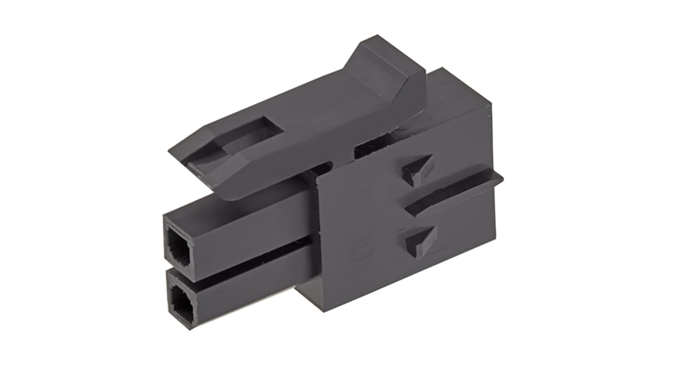 Molex Leiterplattensteckverbinder Gehäuse Buchse 3mm, 4-polig / 2-reihig, Kabelmontage für 206460 Micro-Fit+-Terminal