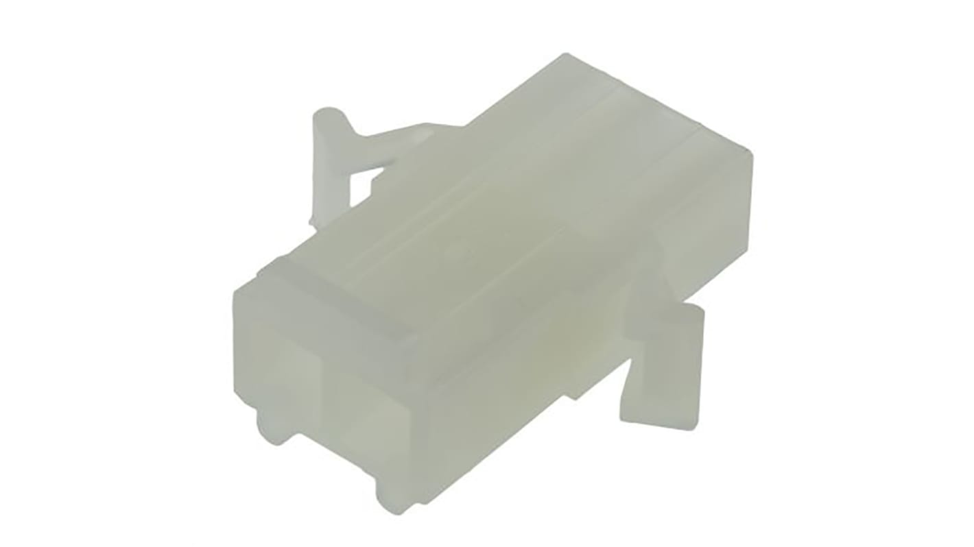 Molex, Standard .093" Male Crimp Connector Housing, 6.7mm Pitch, 2 Way, 1 Row