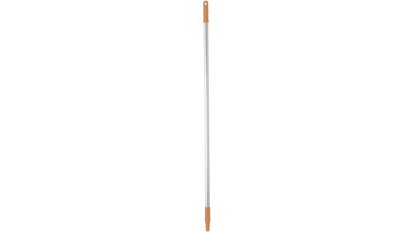 Vikan Orange Anodised Aluminium, Polypropylene Mop Handle, 1.26m