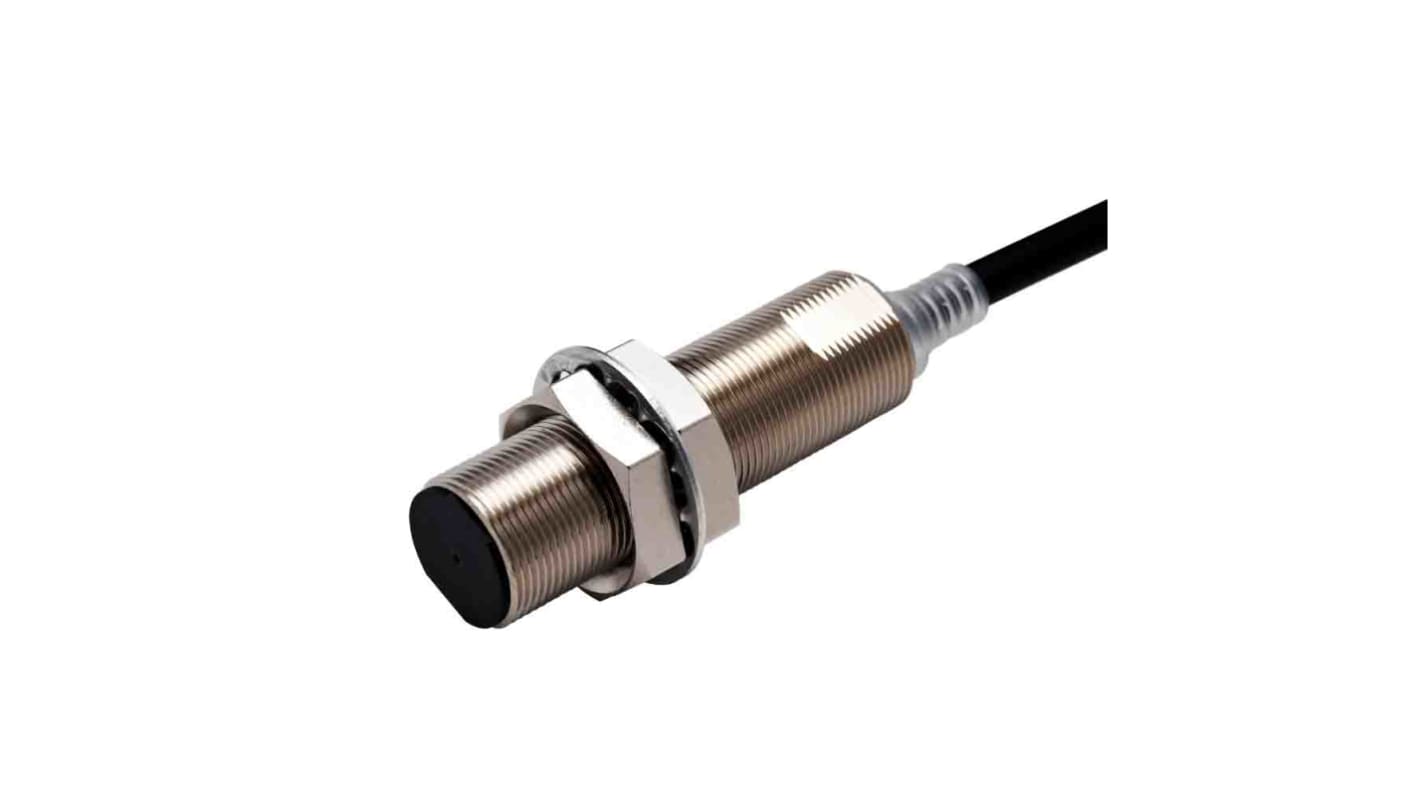 Sensor de proximidad Omron, M18 x 1, alcance 12 mm, salida PNP, interfaz IO-Link, 10 → 30 V dc, IP67, IP67G,