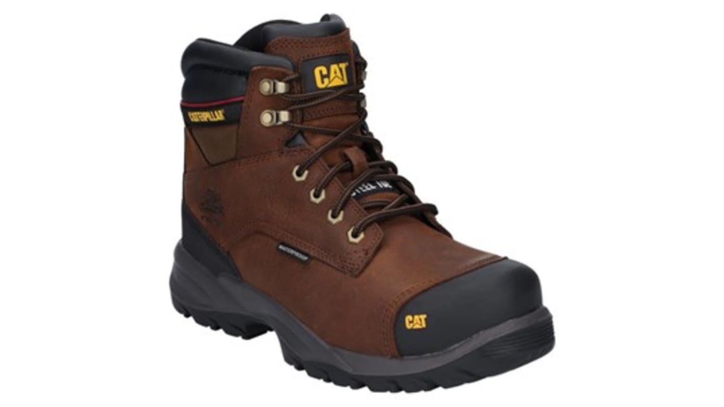 CAT Spiro Brown Safety Shoes, UK 6, EU 40