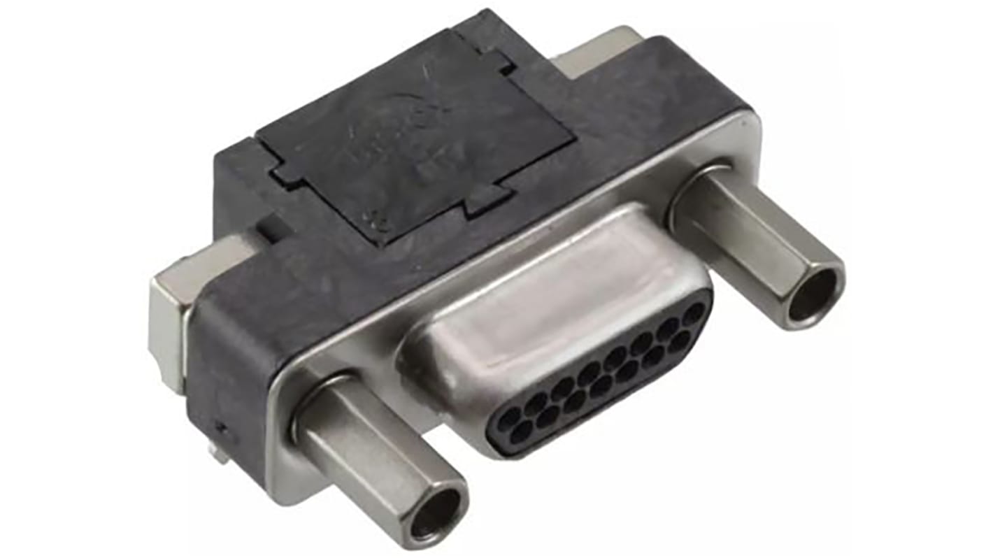 Molex D-Sub konnektor, stik, 25-Polet, CMD Serien, 1.27mm benafstand Micro-D, Retvinklet, Hulmontering, Lodde