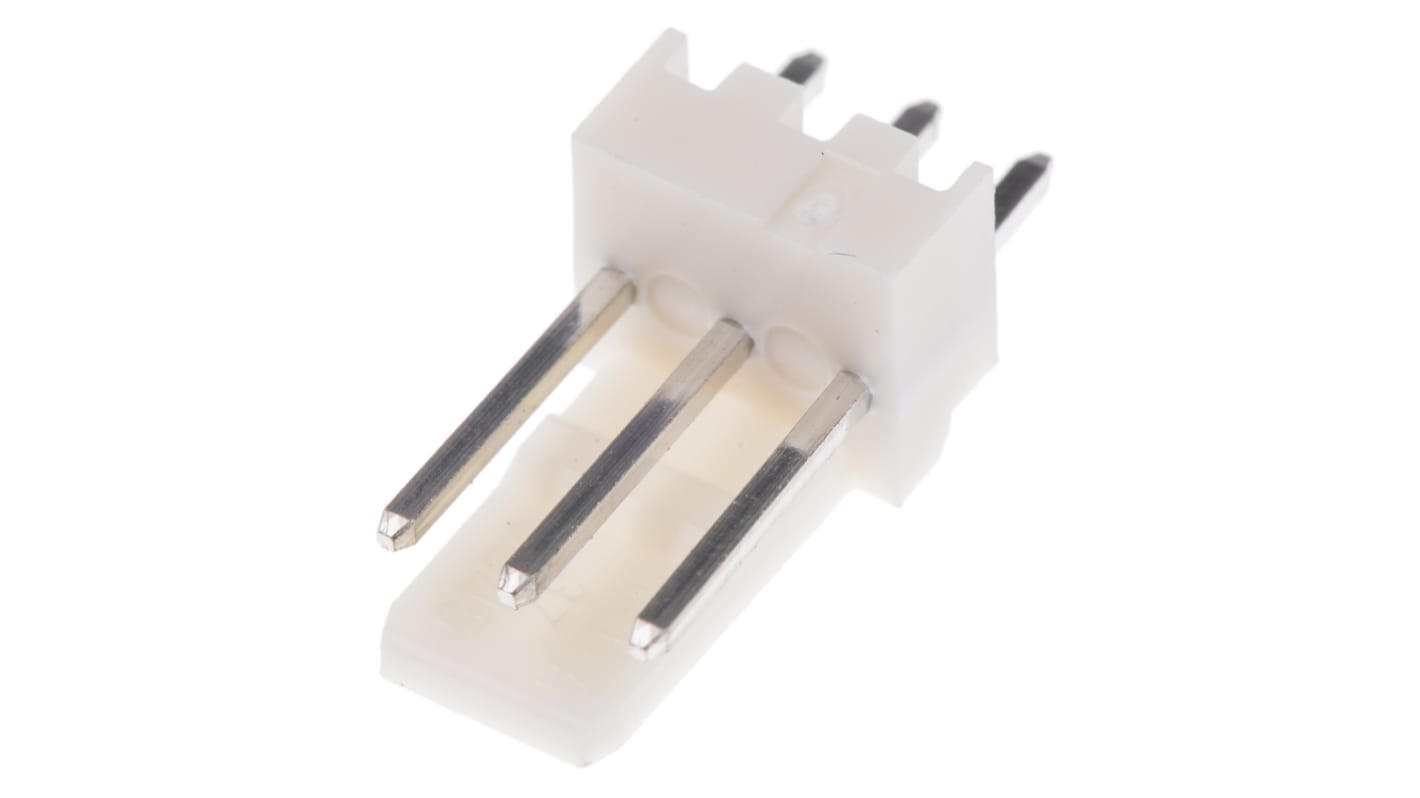 Molex KK, Mini-Latch Series Straight Through Hole PCB Header, 3 Contact(s), 2.5mm Pitch, 1 Row(s), Shrouded