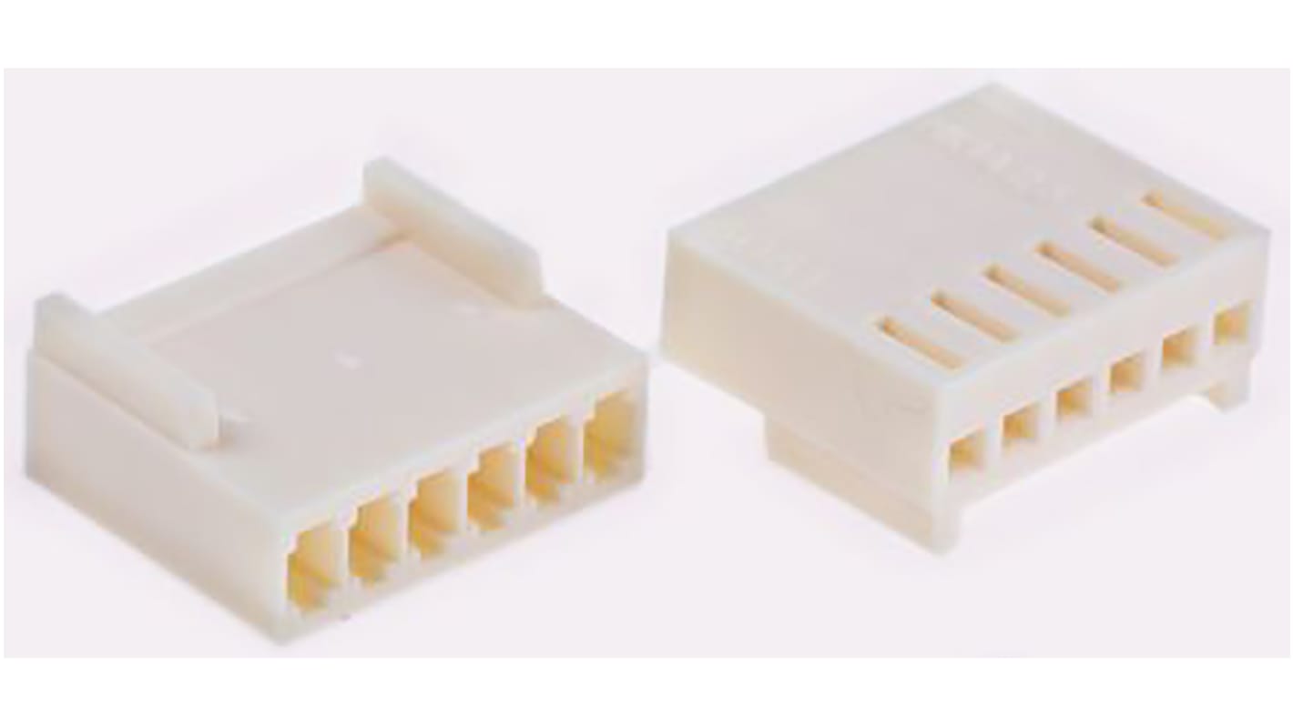 Molex, KK Female Crimp Connector Housing, 2.5mm Pitch, 6 Way, 1 Row