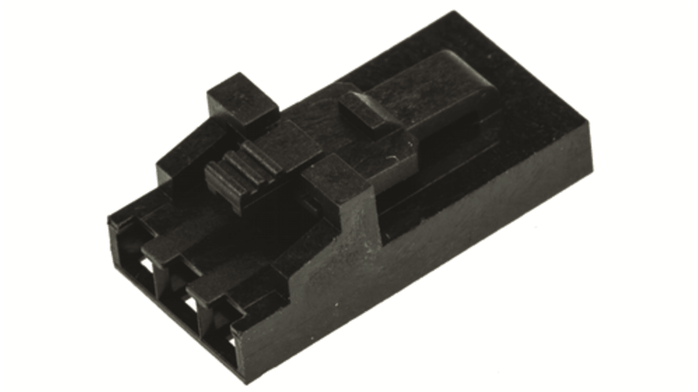 Molex, SL Female Crimp Connector Housing, 2.54mm Pitch, 3 Way, 1 Row