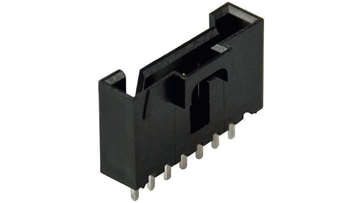 Molex SL Leiterplatten-Stiftleiste Gerade, 2-polig / 1-reihig, Raster 2.54mm, Kabel-Platine, Lötanschluss-Anschluss,