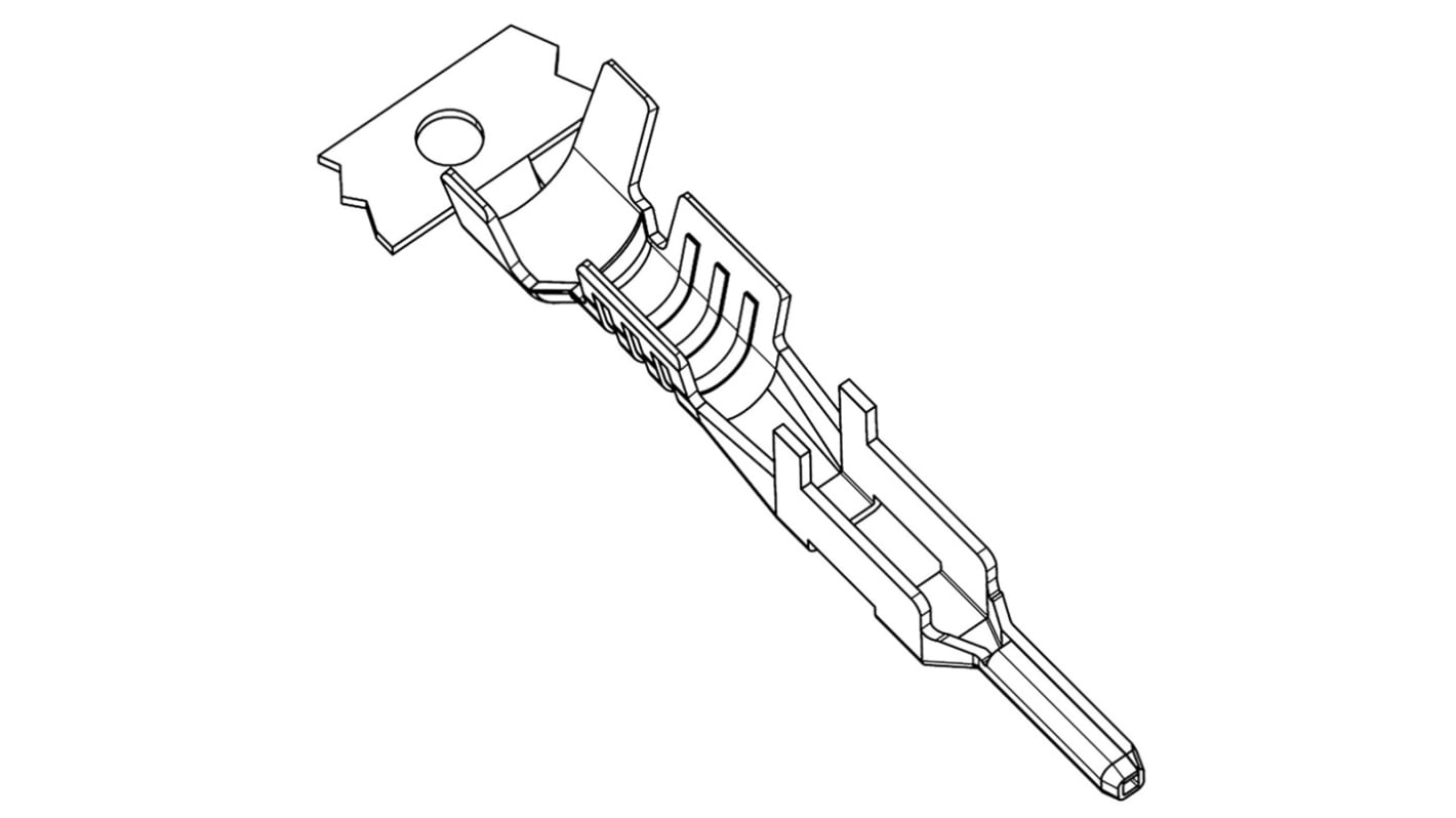 Terminale a crimpare Molex Maschio, 12AWG