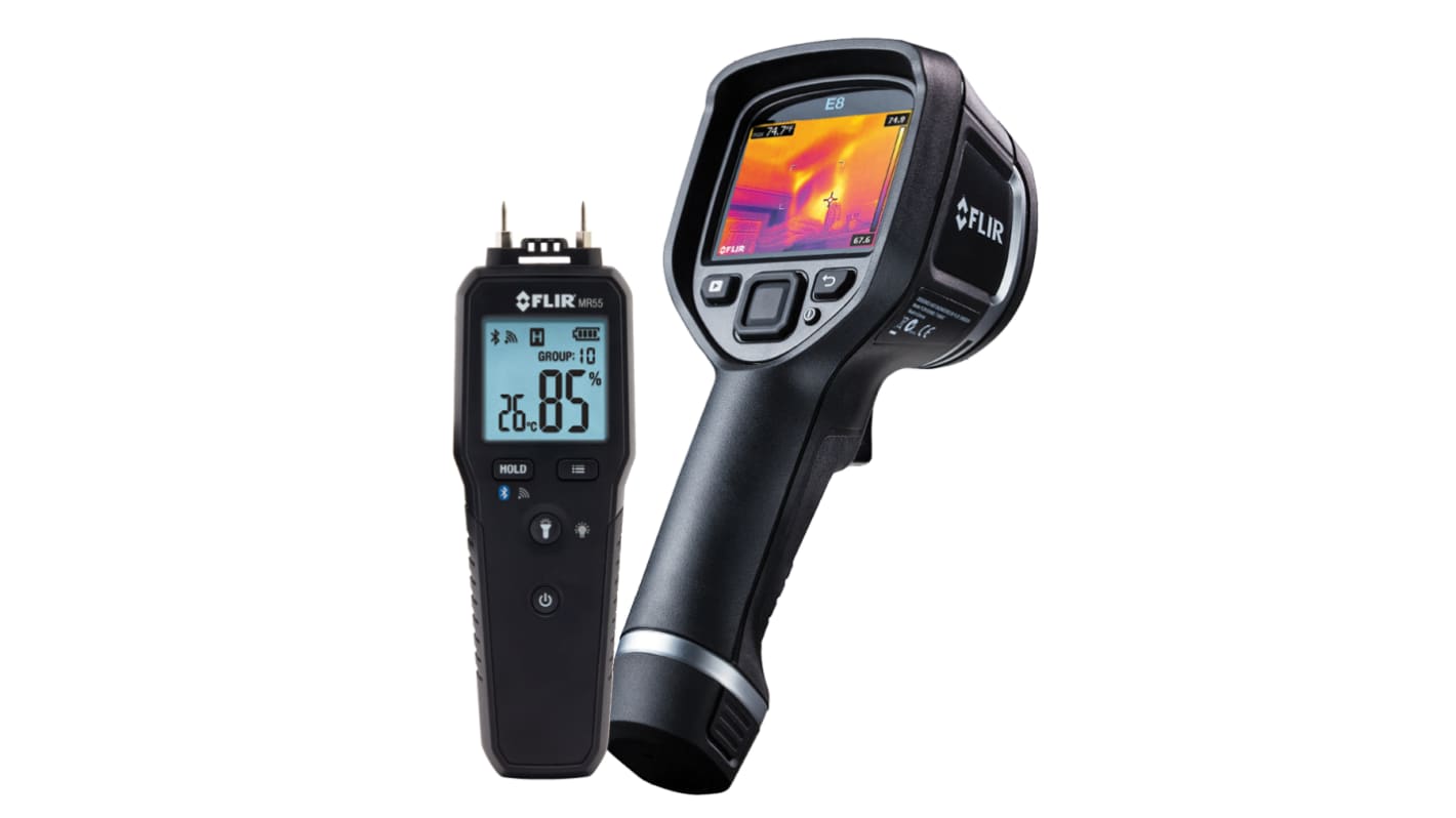 FLIR E8-XT WiFi + MR55 Thermal Imaging Camera with WiFi, -20 → +550 °C, -4 → 1022 °F, 320 x 240pixel