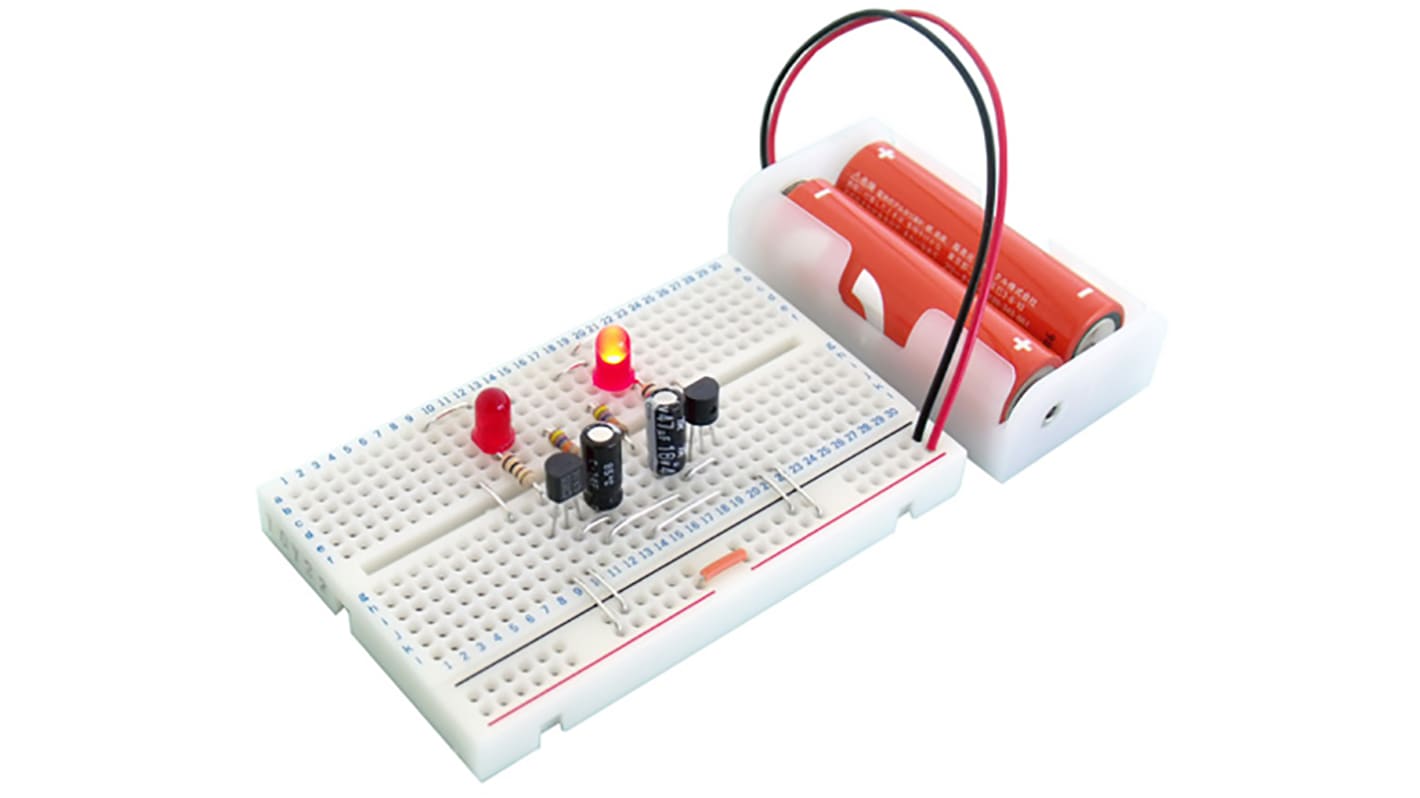 SBS-202, Breadboard Solderless Breadboard Kit 83 x 52 x 9mm