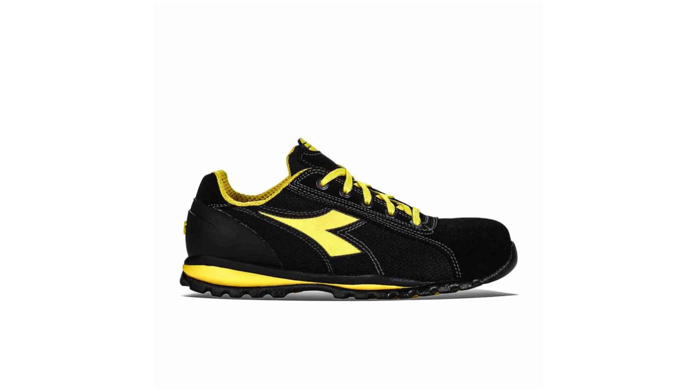 Scarpe sportive antinfortunistiche S1P Diadora Utility GLOVE TEXT LOW S1P HRO SRA, Uomo tg. 35, col. Nero, con puntale