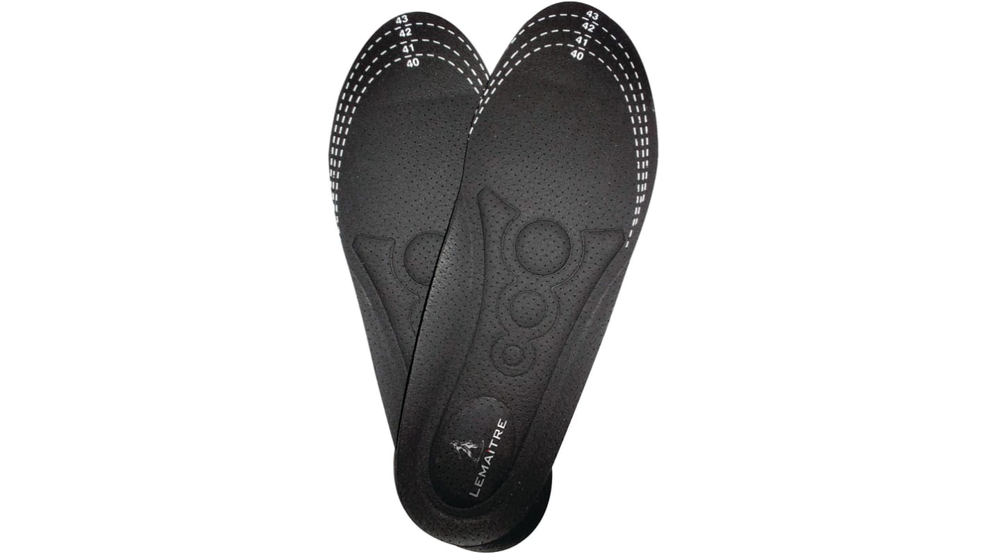 LEMAITRE SECURITE Black Insole To Cut Out, Size 35-39