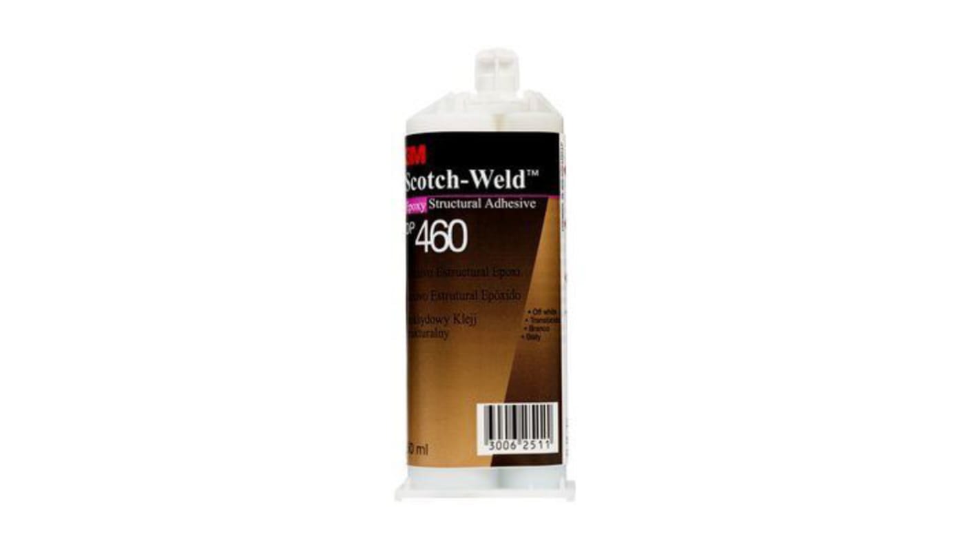 Adesivo epossidico 3M Scotch-Weld DP460, col. Bianco, Doppia cartuccia da 50 ml