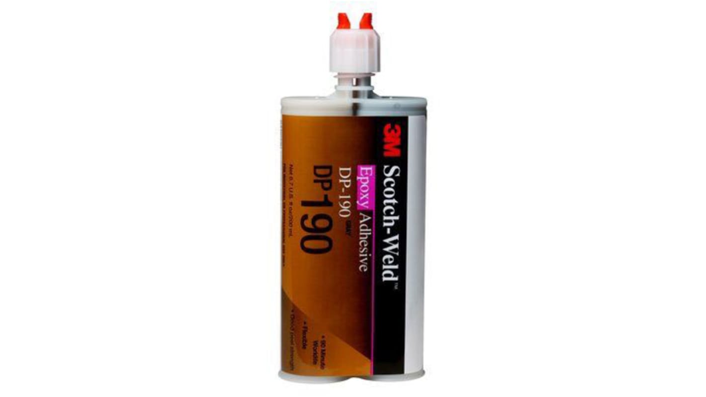 Adesivo epossidico 3M Scotch-Weld DP190, col. Grigio, Doppia cartuccia da 48 ml