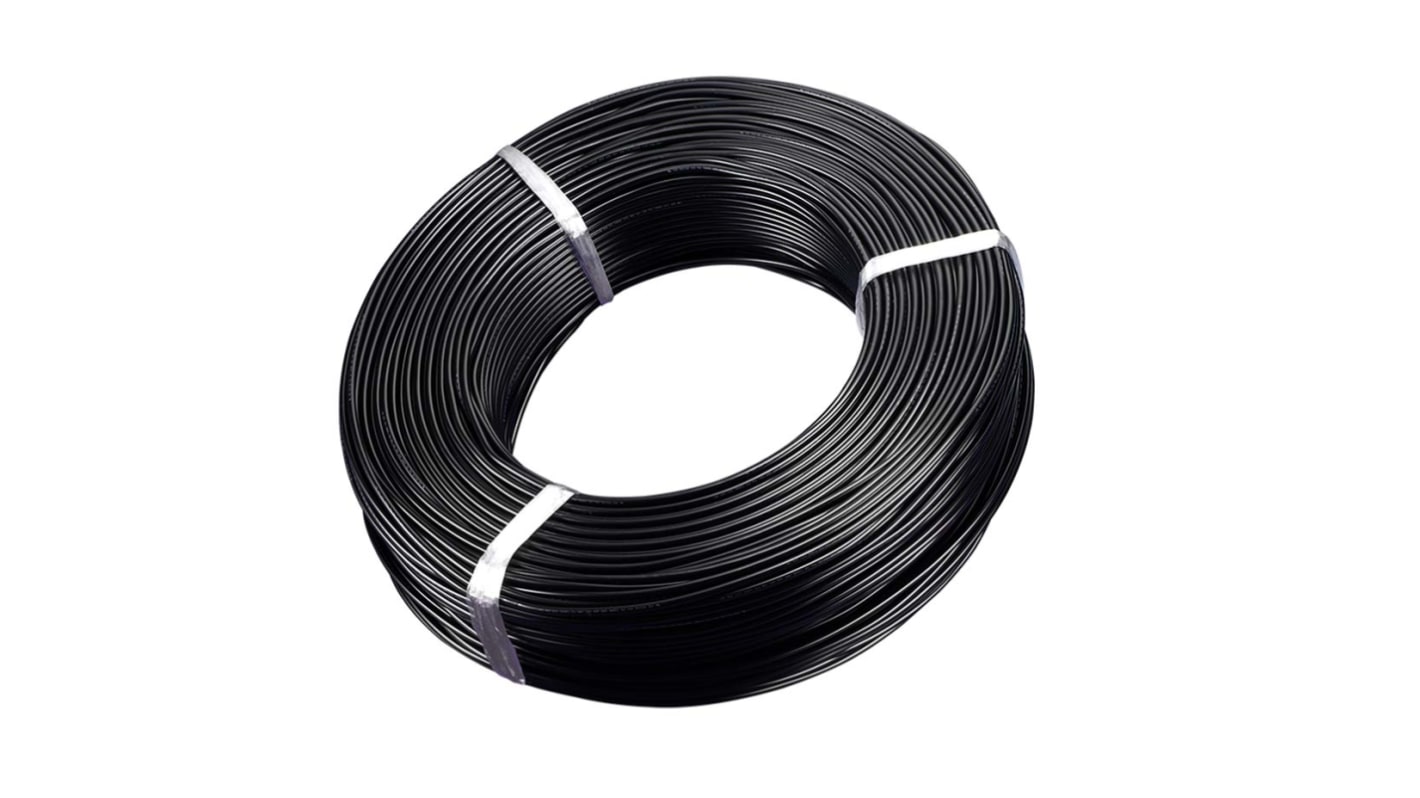 RS PRO PVC Black Cable Sleeve, 3 mm±0.25 Diameter, 30.48m Length