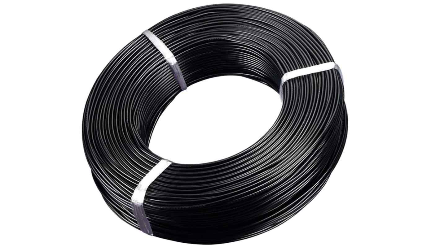 RS PRO PVC Black Cable Sleeve, 30.48m Length RS