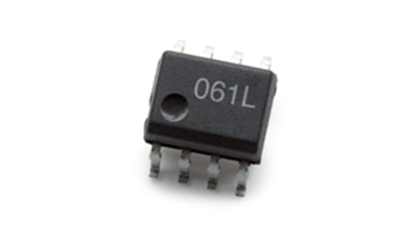 Broadcom, ACPL-061L-000E AC/DC Input, Input CMOS Output Optocoupler, Surface Mount, 8-Pin SO