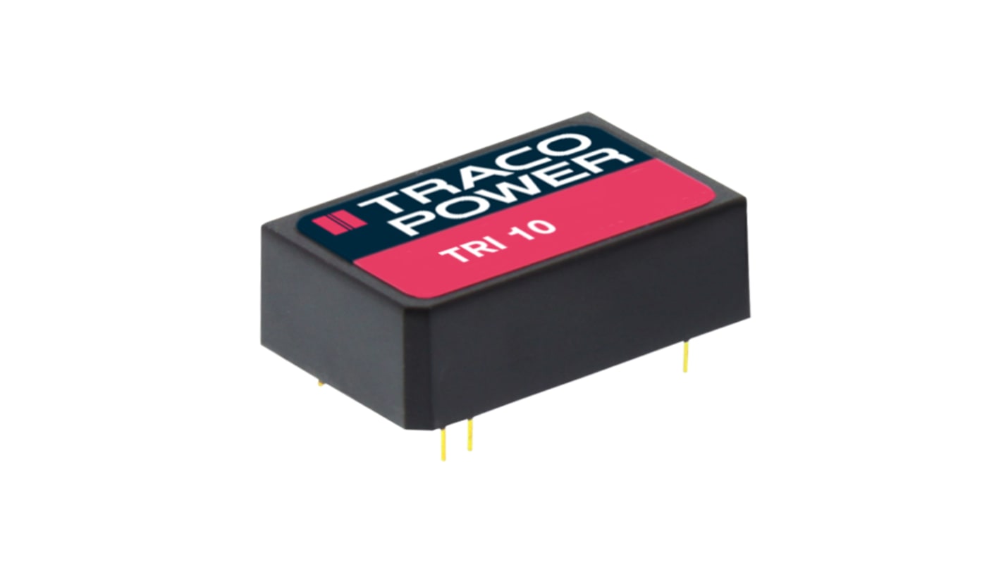 TRACOPOWER TRI 10 DC-DC Converter, 3.3V dc/ 2.7A Output, 9 → 18 V dc Input, 10W, Through Hole, +85°C Max Temp