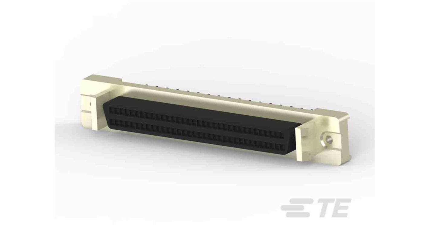TE Connectivity Amplimite 0.50 Sub-D Steckverbinder Buchse , 68-polig / Raster 1.27mm, Durchsteckmontage  Lötanschluss