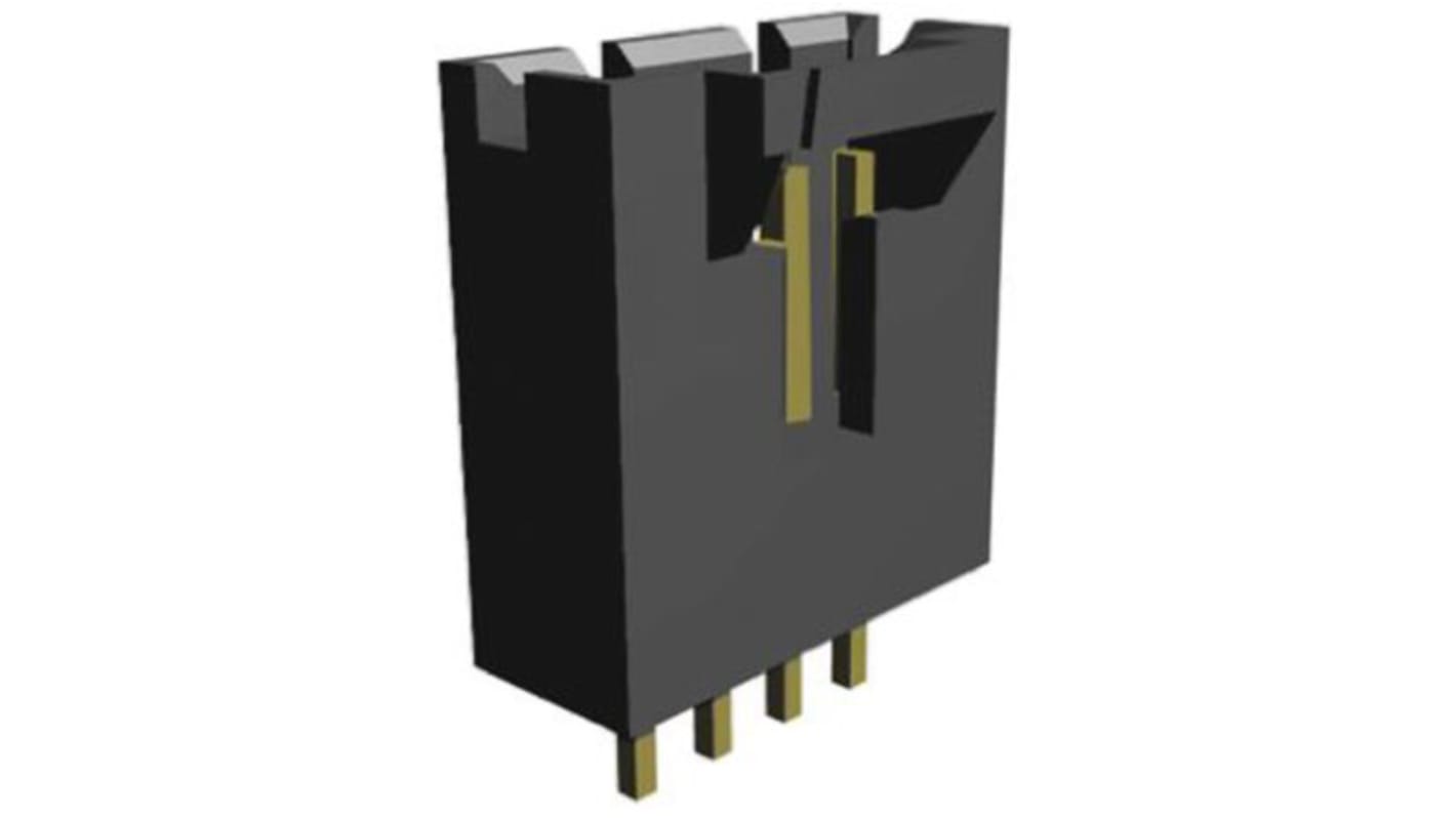 TE Connectivity 基板接続用ピンヘッダ 5極 2.54mm 1列 5-104362-4